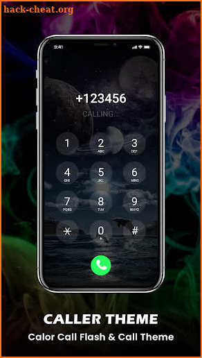 Colorful Theme Call Screen screenshot