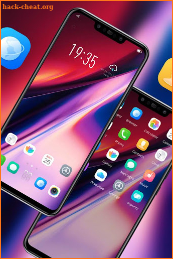 Colorful theme OnePlus 7 Pro 5G launcher screenshot