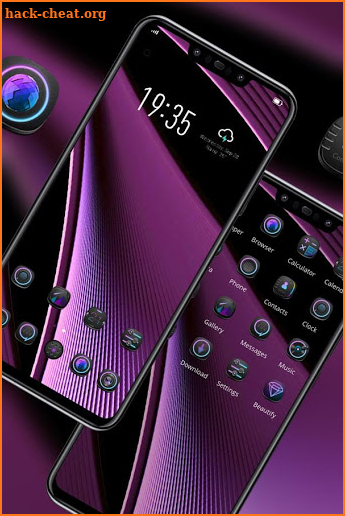 Colorful theme Purple business supple for Galaxy screenshot