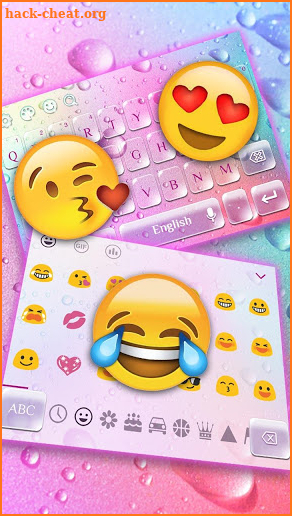 Colorful Water keyboard screenshot