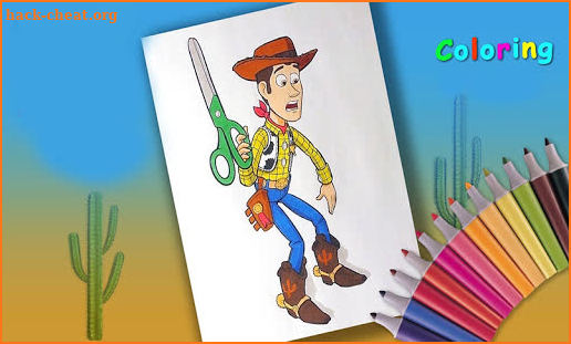 ColorFun: Kids Coloring ToyStory screenshot