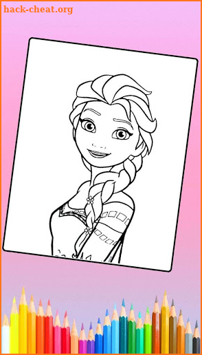 Coloriage Princesse des Neiges screenshot