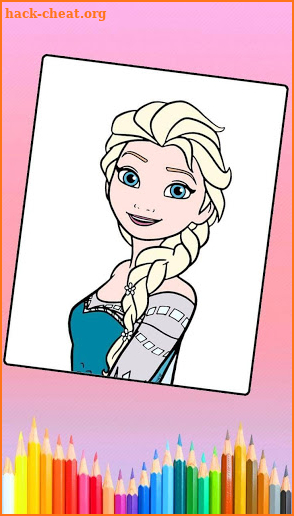 Coloriage Princesse des Neiges screenshot