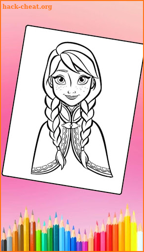 Coloriage Princesse des Neiges screenshot