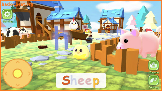 Coloring 3D - Farm screenshot