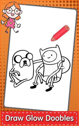 Coloring Adventure: finn and jake screenshot