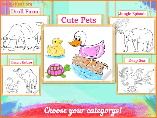 Coloring And Learning Animals - Drawing Book screenshot