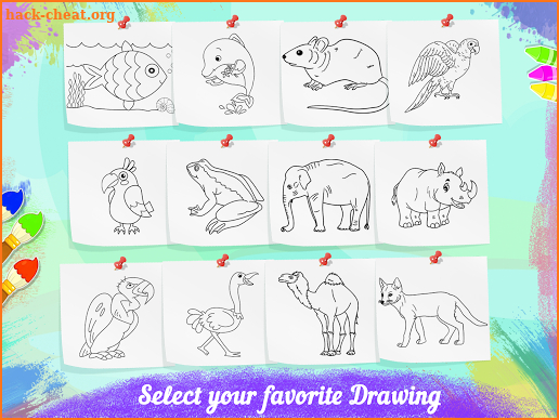 Coloring And Learning Animals - Drawing Book screenshot