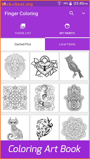 Coloring Art Book: Mandala Drawing, Painting Pages screenshot