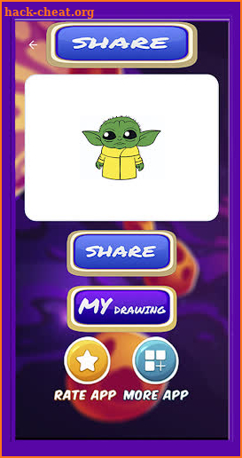 Coloring Baby Yoda screenshot