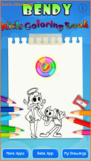 coloring benddy game screenshot