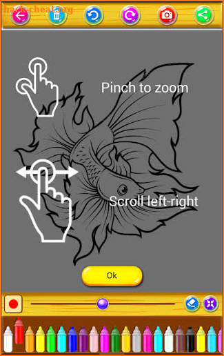 Coloring Betta Fish screenshot
