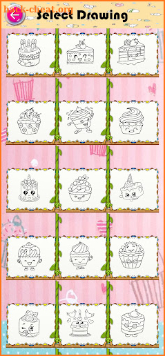 Coloring Birthday Cake screenshot