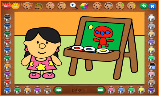 Coloring Book 13: Kid's Stuff screenshot