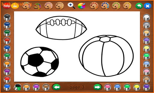 Coloring Book 13: Kid's Stuff screenshot