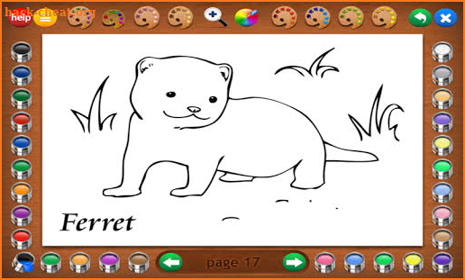 Coloring Book 18: Forest Babie screenshot