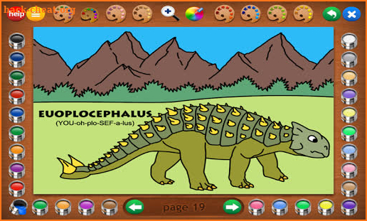 Coloring Book 2: Dinosaurs screenshot