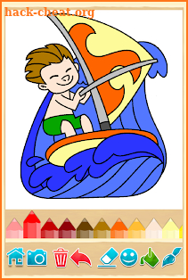 Coloring book screenshot