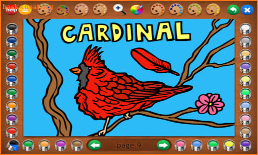 Coloring Book 27: Woodland Animals screenshot