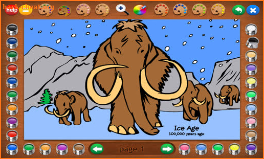 Coloring Book 28: World History screenshot