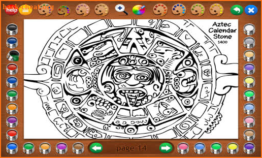 Coloring Book 28: World History screenshot