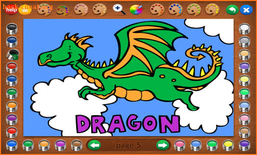 Coloring Book 29: Mythical Creatures screenshot