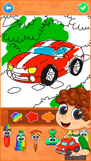 Coloring book screenshot