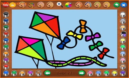 Coloring Book 7: Toys screenshot