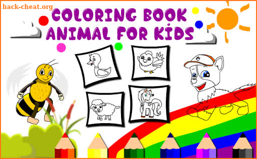 Coloring Book Animal For Kids : Little Bee screenshot