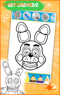 Coloring Book at Five Nights screenshot