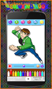 Coloring Book Ben 10 Ultimate Alien Heroes screenshot