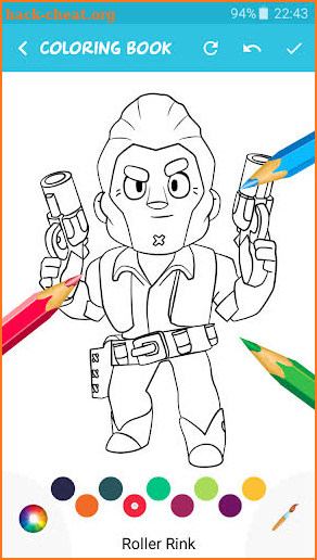 Coloring Book Brawl Stars screenshot