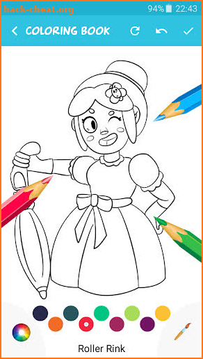 Coloring Book Brawl Stars screenshot