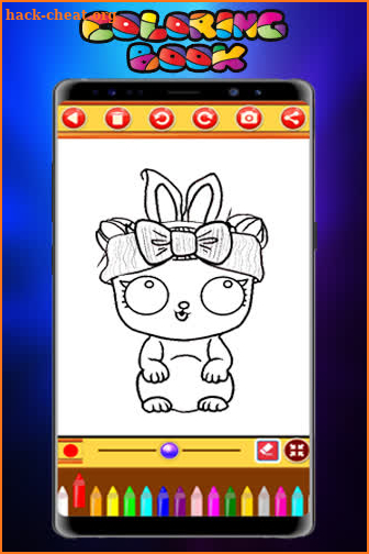 Coloring Book Dolls - Easy Drawing screenshot