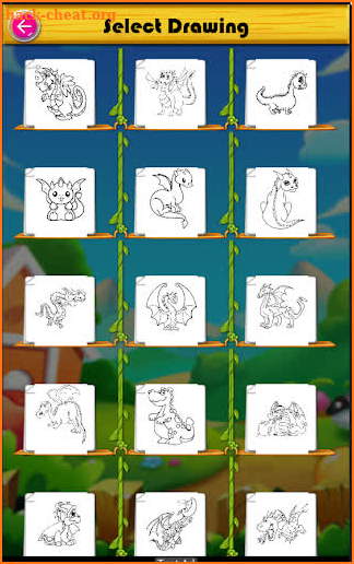 Coloring Book Dragon screenshot