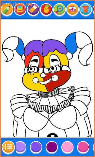 coloring book five nightmares screenshot