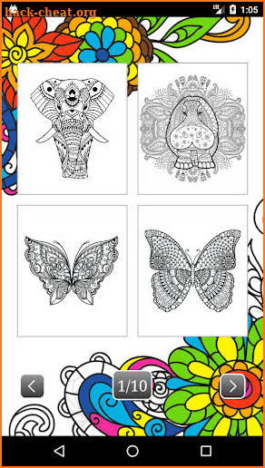 Coloring Book for Adults Anti-Stress screenshot