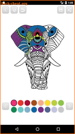 Coloring Book for Adults Anti-Stress screenshot