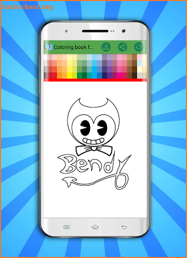 Coloring Book for Bendy - Coloring Page screenshot