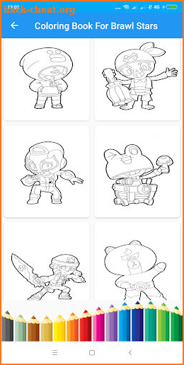 Coloring Book For Brawl Stars screenshot