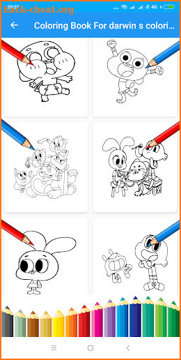 Coloring Book For darwin's coloring games screenshot