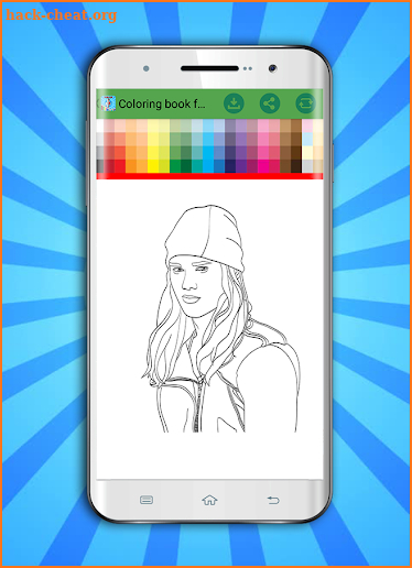 Coloring Book for Descendants screenshot