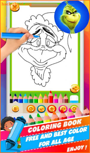 Coloring Book For Grinch Grinch & christmas story, screenshot