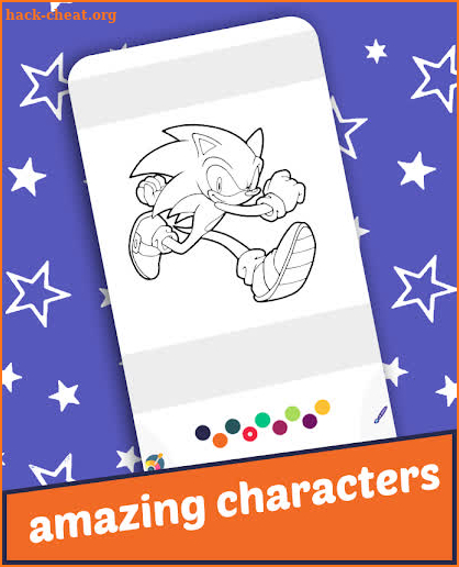 Coloring Book For Hedgehogs - Coloring Shadow Game screenshot