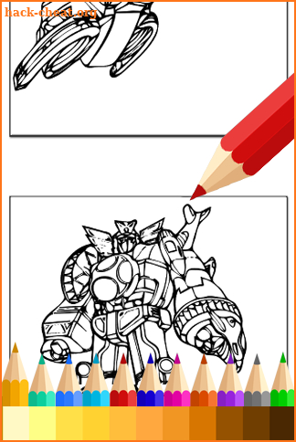 Coloring Book for Hero Rangers screenshot