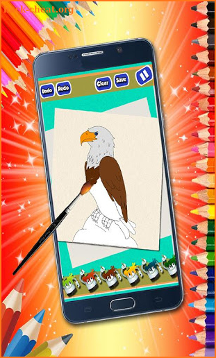 Coloring Book For Kids: Jungle Birds screenshot