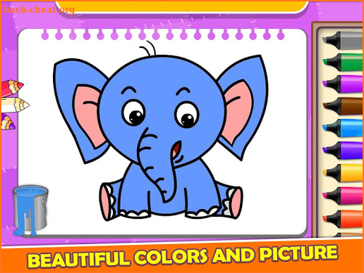 Coloring book for kids learning screenshot