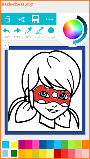 Coloring Book for Ladybug HD screenshot