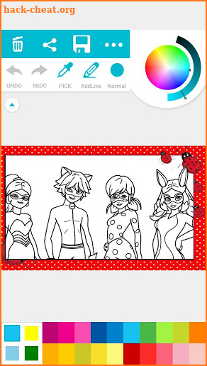 Coloring Book for Ladybug HD screenshot