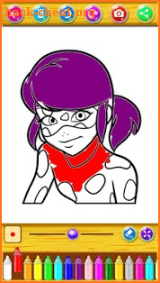 Coloring Book for Ladybug Hero screenshot